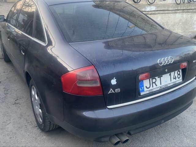 Синий Ауди А6, объемом двигателя 2.4 л и пробегом 244 тыс. км за 2700 $, фото 1 на Automoto.ua