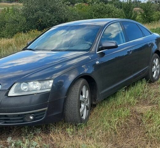 Синий Ауди А6, объемом двигателя 3 л и пробегом 349 тыс. км за 4300 $, фото 1 на Automoto.ua