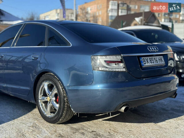 Синий Ауди А6, объемом двигателя 2.4 л и пробегом 265 тыс. км за 5850 $, фото 11 на Automoto.ua
