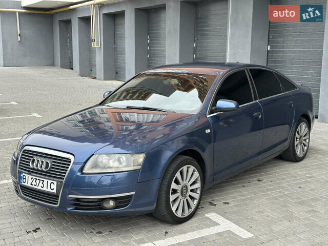 Ауді А6 2004 у Вінниці на Automoto.ua Синій Ауді А6, об'ємом двигуна 3 л та пробігом 390 тис. км за 6950 $, фото 1 на Automoto.ua