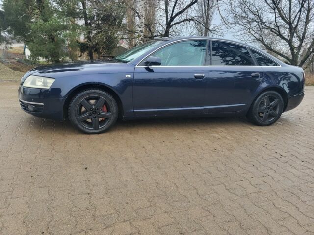 Синий Ауди А6, объемом двигателя 3 л и пробегом 416 тыс. км за 6000 $, фото 3 на Automoto.ua