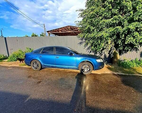 Синий Ауди А6, объемом двигателя 2.4 л и пробегом 314 тыс. км за 7000 $, фото 4 на Automoto.ua
