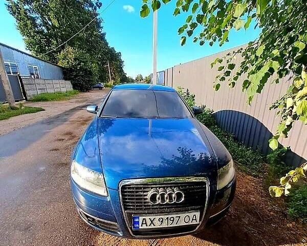Синий Ауди А6, объемом двигателя 2.4 л и пробегом 314 тыс. км за 7000 $, фото 5 на Automoto.ua