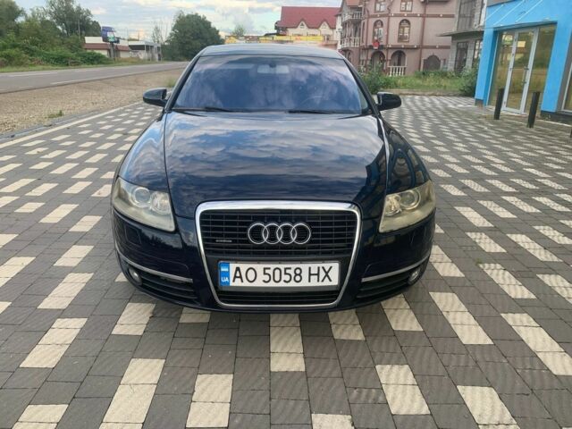 Синий Ауди А6, объемом двигателя 3 л и пробегом 300 тыс. км за 6500 $, фото 2 на Automoto.ua