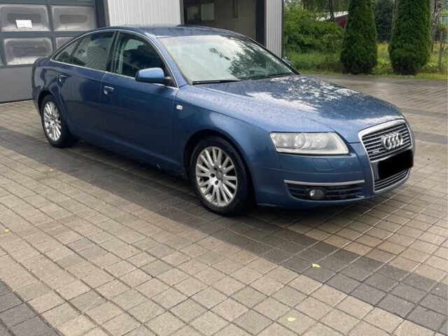 Синий Ауди А6, объемом двигателя 3 л и пробегом 342 тыс. км за 3800 $, фото 2 на Automoto.ua