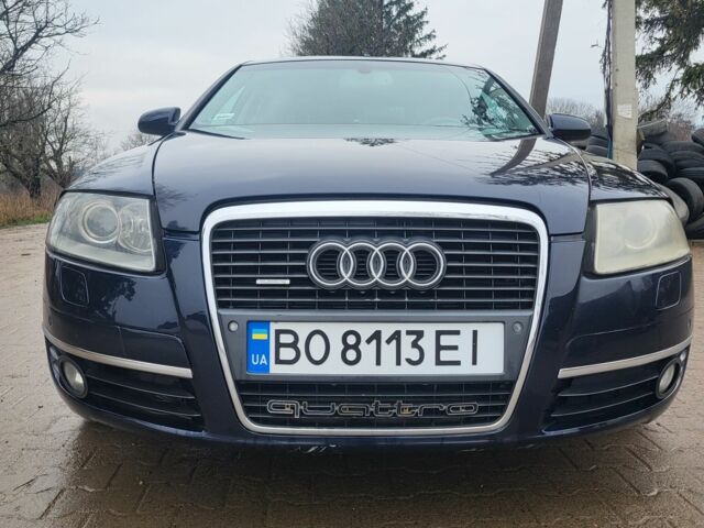 Синий Ауди А6, объемом двигателя 3 л и пробегом 416 тыс. км за 6000 $, фото 1 на Automoto.ua