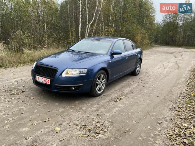 Синій Ауді А6, об'ємом двигуна 3 л та пробігом 300 тис. км за 3850 $, фото 1 на Automoto.ua