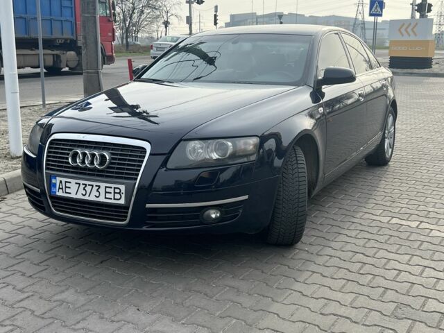 Синий Ауди А6, объемом двигателя 3 л и пробегом 44 тыс. км за 8100 $, фото 1 на Automoto.ua