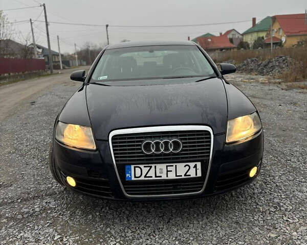 Синий Ауди А6, объемом двигателя 2 л и пробегом 300 тыс. км за 3350 $, фото 1 на Automoto.ua