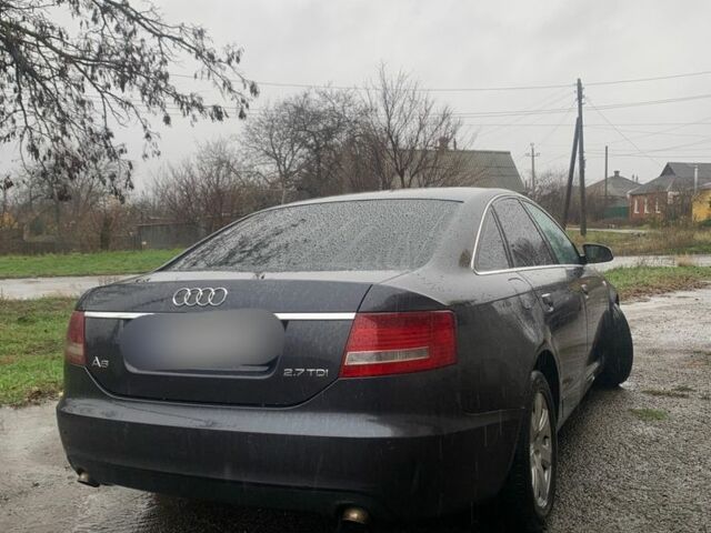 Синий Ауди А6, объемом двигателя 2.7 л и пробегом 337 тыс. км за 4400 $, фото 4 на Automoto.ua