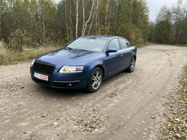 Синий Ауди А6, объемом двигателя 3 л и пробегом 300 тыс. км за 3850 $, фото 1 на Automoto.ua