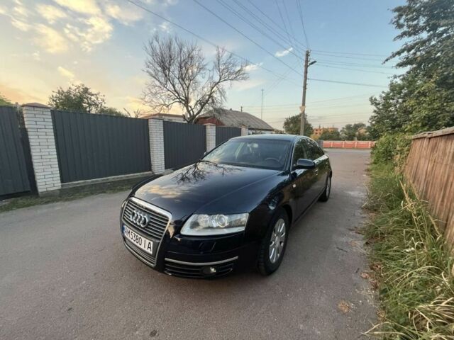 Синий Ауди А6, объемом двигателя 2.4 л и пробегом 315 тыс. км за 6400 $, фото 7 на Automoto.ua