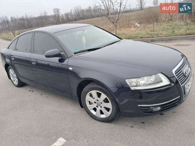 Синий Ауди А6, объемом двигателя 2 л и пробегом 302 тыс. км за 7600 $, фото 1 на Automoto.ua