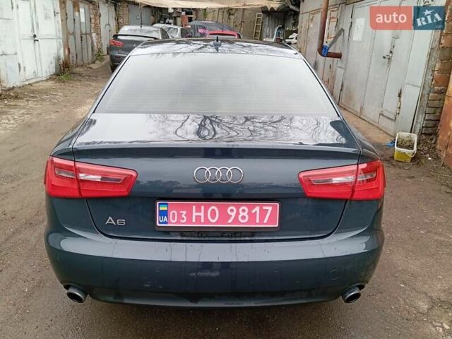 Синий Ауди А6, объемом двигателя 2 л и пробегом 219 тыс. км за 9300 $, фото 1 на Automoto.ua