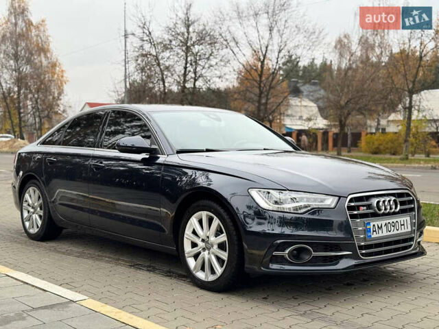 Синий Ауди А6, объемом двигателя 3 л и пробегом 140 тыс. км за 17300 $, фото 3 на Automoto.ua