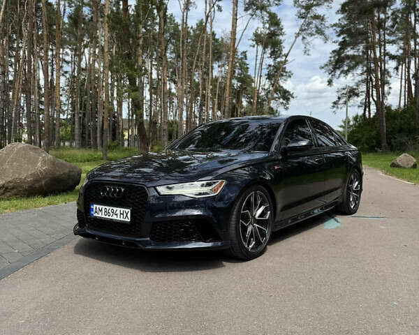 Синий Ауди А6, объемом двигателя 3 л и пробегом 160 тыс. км за 21000 $, фото 1 на Automoto.ua