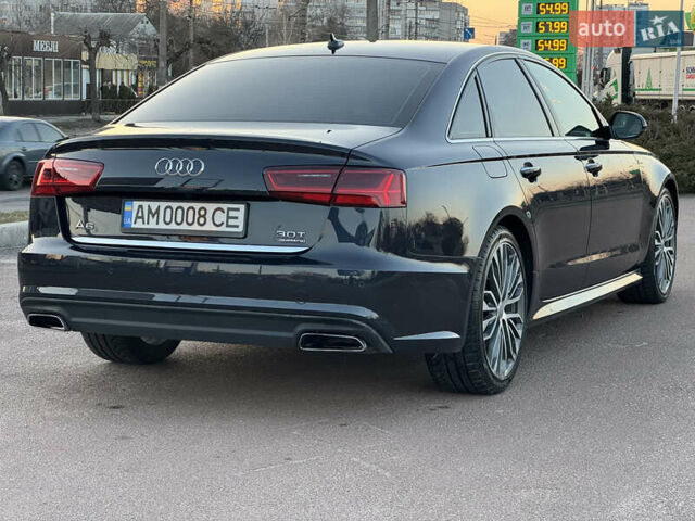 Синий Ауди А6, объемом двигателя 3 л и пробегом 105 тыс. км за 26000 $, фото 2 на Automoto.ua