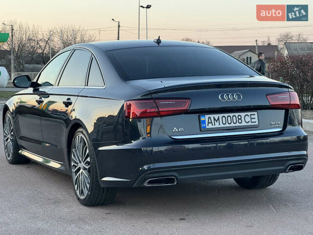Синий Ауди А6, объемом двигателя 3 л и пробегом 105 тыс. км за 26000 $, фото 3 на Automoto.ua