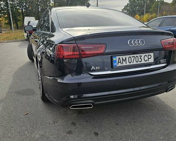 Синий Ауди А6, объемом двигателя 3 л и пробегом 161 тыс. км за 21000 $, фото 4 на Automoto.ua