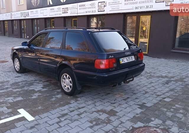 Синий Ауди А6, объемом двигателя 1.78 л и пробегом 345 тыс. км за 3000 $, фото 1 на Automoto.ua