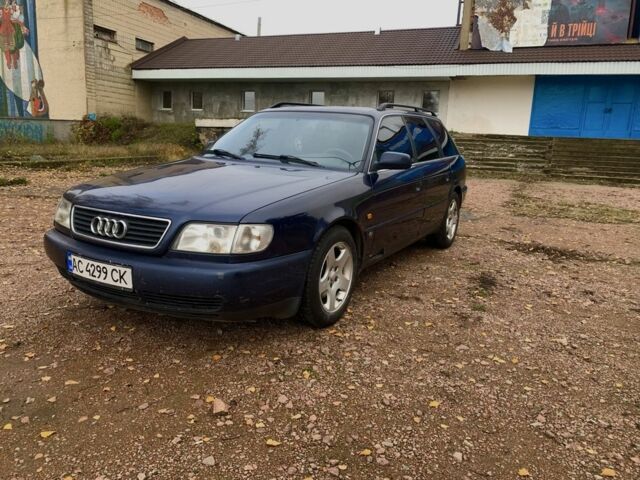 Синий Ауди А6, объемом двигателя 2.6 л и пробегом 377 тыс. км за 2800 $, фото 1 на Automoto.ua