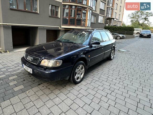 Синий Ауди А6, объемом двигателя 2.5 л и пробегом 352 тыс. км за 3500 $, фото 4 на Automoto.ua