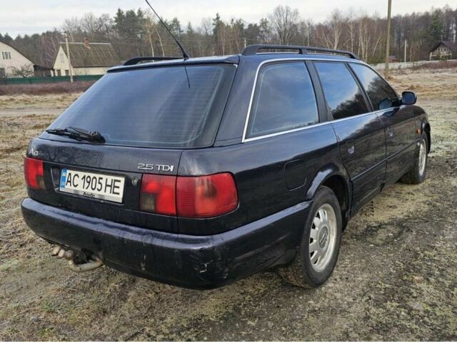 Синий Ауди А6, объемом двигателя 2.5 л и пробегом 555 тыс. км за 2850 $, фото 2 на Automoto.ua