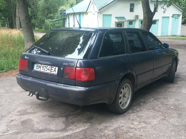 Синий Ауди А6, объемом двигателя 2.5 л и пробегом 563 тыс. км за 2800 $, фото 4 на Automoto.ua