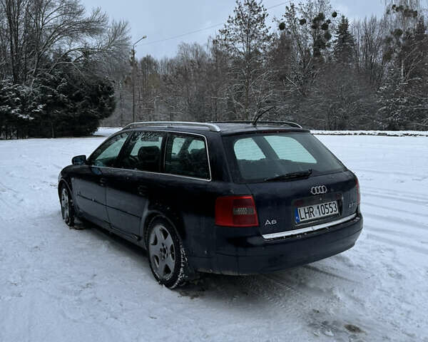 Синий Ауди А6, объемом двигателя 2.5 л и пробегом 370 тыс. км за 2200 $, фото 4 на Automoto.ua