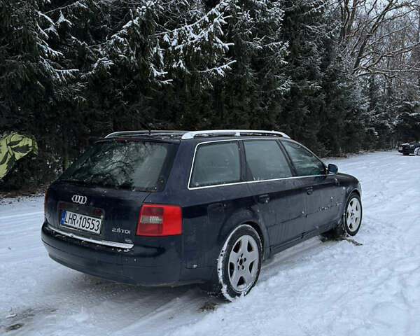 Синий Ауди А6, объемом двигателя 2.5 л и пробегом 370 тыс. км за 2200 $, фото 1 на Automoto.ua