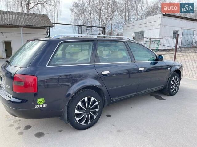 Синий Ауди А6, объемом двигателя 2.5 л и пробегом 443 тыс. км за 4200 $, фото 3 на Automoto.ua
