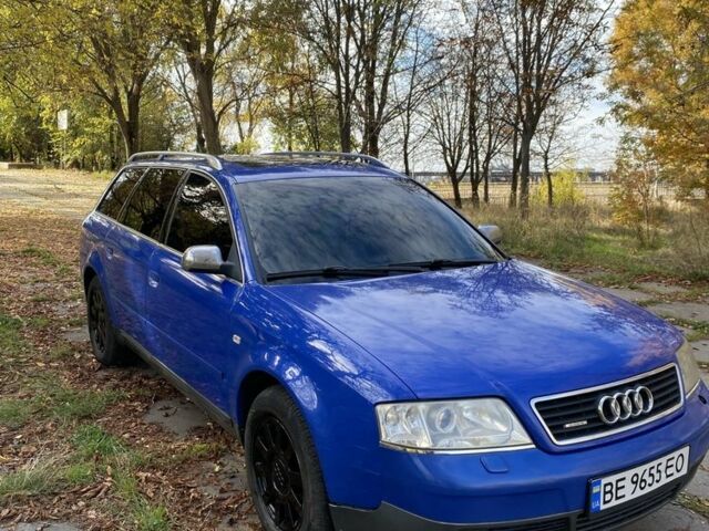 Синий Ауди А6, объемом двигателя 2.5 л и пробегом 406 тыс. км за 4000 $, фото 1 на Automoto.ua