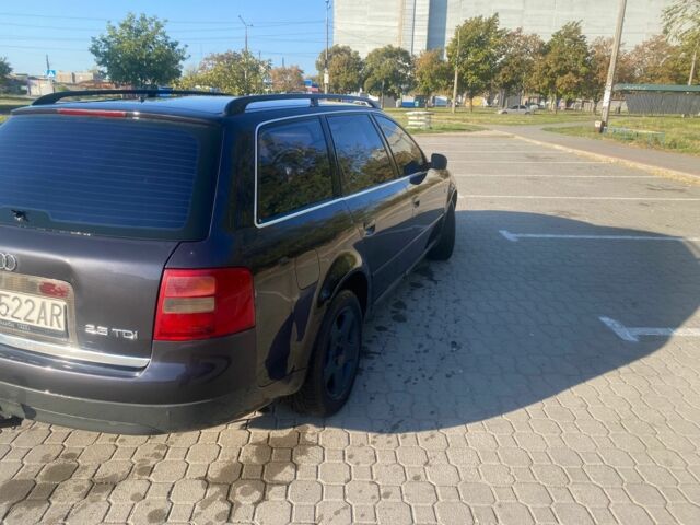 Синий Ауди А6, объемом двигателя 2.5 л и пробегом 392 тыс. км за 2300 $, фото 5 на Automoto.ua