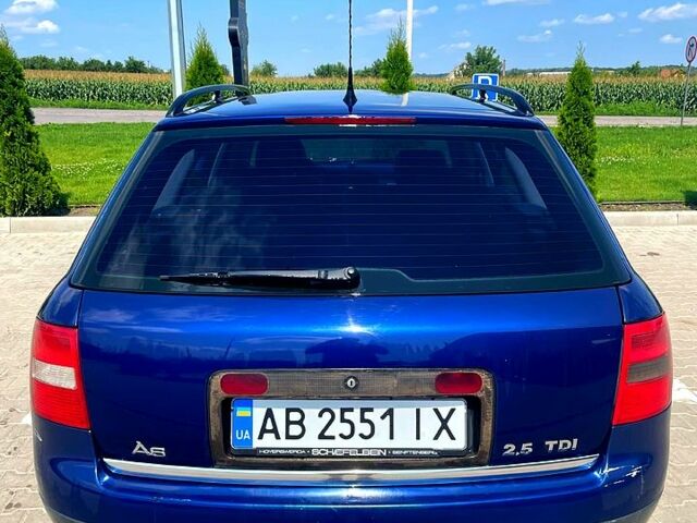 Синий Ауди А6, объемом двигателя 2.5 л и пробегом 236 тыс. км за 4600 $, фото 1 на Automoto.ua