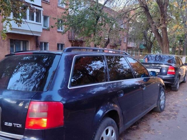 Синий Ауди А6, объемом двигателя 2.5 л и пробегом 348 тыс. км за 3700 $, фото 4 на Automoto.ua