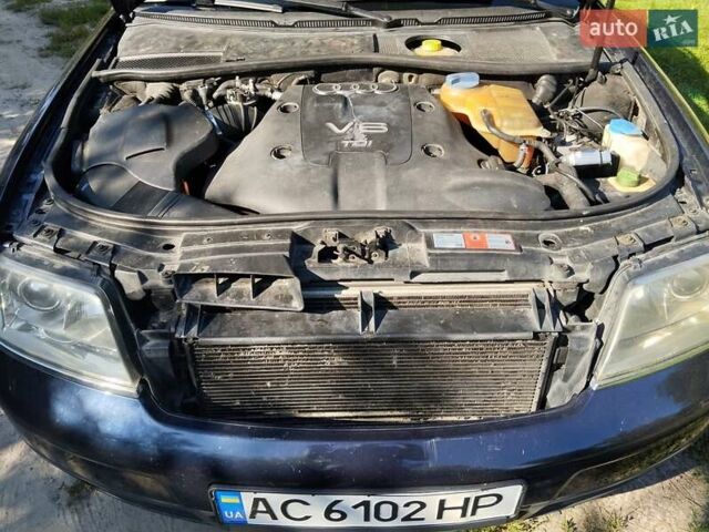 Синий Ауди А6, объемом двигателя 2.5 л и пробегом 355 тыс. км за 4000 $, фото 2 на Automoto.ua