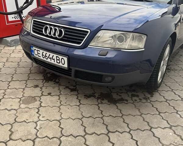 Синий Ауди А6, объемом двигателя 2.5 л и пробегом 325 тыс. км за 4800 $, фото 1 на Automoto.ua