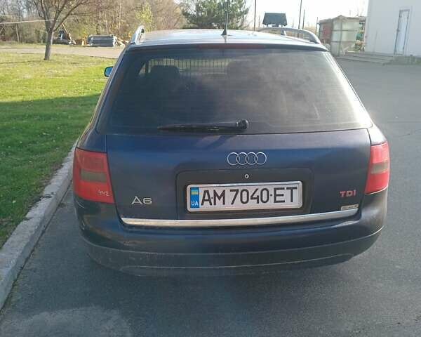 Синій Ауді А6, об'ємом двигуна 2.5 л та пробігом 348 тис. км за 3000 $, фото 2 на Automoto.ua