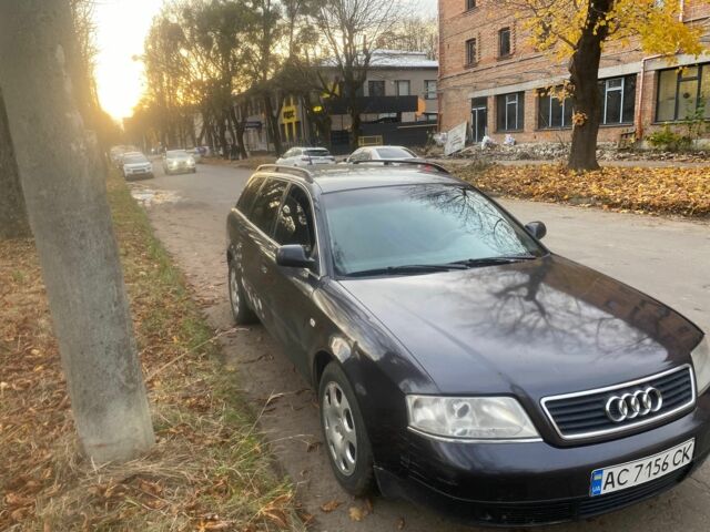 Синий Ауди А6, объемом двигателя 2.5 л и пробегом 406 тыс. км за 3300 $, фото 2 на Automoto.ua