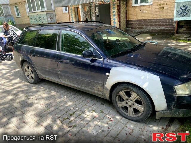 Синий Ауди А6, объемом двигателя 2.5 л и пробегом 406 тыс. км за 2500 $, фото 1 на Automoto.ua