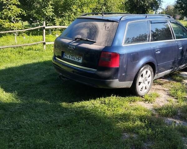 Синий Ауди А6, объемом двигателя 2.5 л и пробегом 355 тыс. км за 4000 $, фото 5 на Automoto.ua