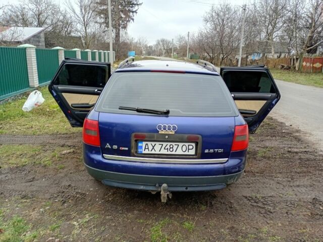 Синий Ауди А6, объемом двигателя 2.5 л и пробегом 435 тыс. км за 4000 $, фото 4 на Automoto.ua
