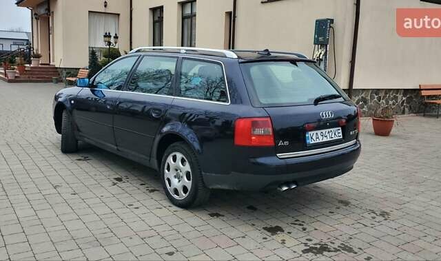 Синий Ауди А6, объемом двигателя 2.5 л и пробегом 400 тыс. км за 3600 $, фото 4 на Automoto.ua