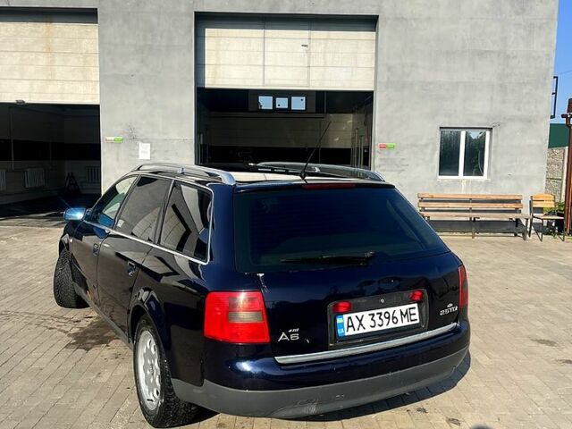 Синий Ауди А6, объемом двигателя 2.5 л и пробегом 209 тыс. км за 3600 $, фото 1 на Automoto.ua