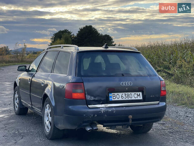 Синий Ауди А6, объемом двигателя 2.5 л и пробегом 350 тыс. км за 2650 $, фото 4 на Automoto.ua