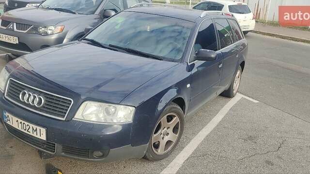 Синий Ауди А6, объемом двигателя 2.5 л и пробегом 300 тыс. км за 4400 $, фото 2 на Automoto.ua