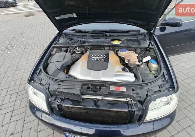 Синий Ауди А6, объемом двигателя 2.5 л и пробегом 340 тыс. км за 6200 $, фото 3 на Automoto.ua