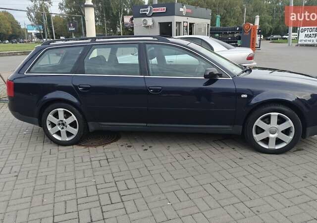 Синий Ауди А6, объемом двигателя 2.5 л и пробегом 340 тыс. км за 6200 $, фото 4 на Automoto.ua
