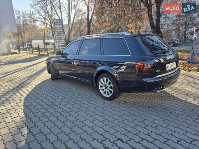 Синий Ауди А6, объемом двигателя 2.5 л и пробегом 341 тыс. км за 5800 $, фото 9 на Automoto.ua