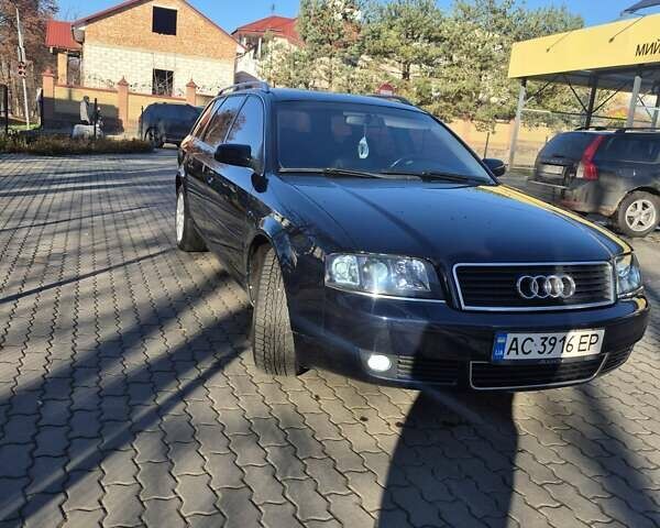 Синий Ауди А6, объемом двигателя 2.5 л и пробегом 341 тыс. км за 5800 $, фото 6 на Automoto.ua